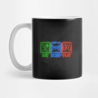 Eat Sleep Play Mug